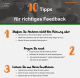 10 Tipps für richtiges Feedback