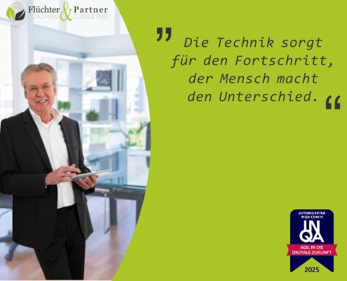 INQA-Coaching - Abbildung Coach und Badge Autorisierung